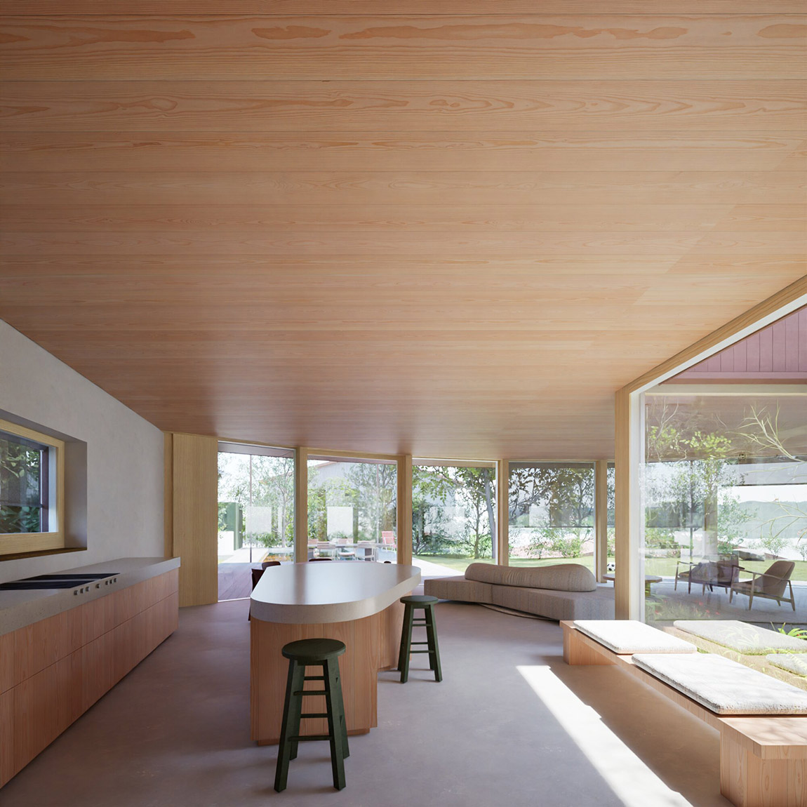 Privathaus Zürich, Küche. Foto: Appels Architekten