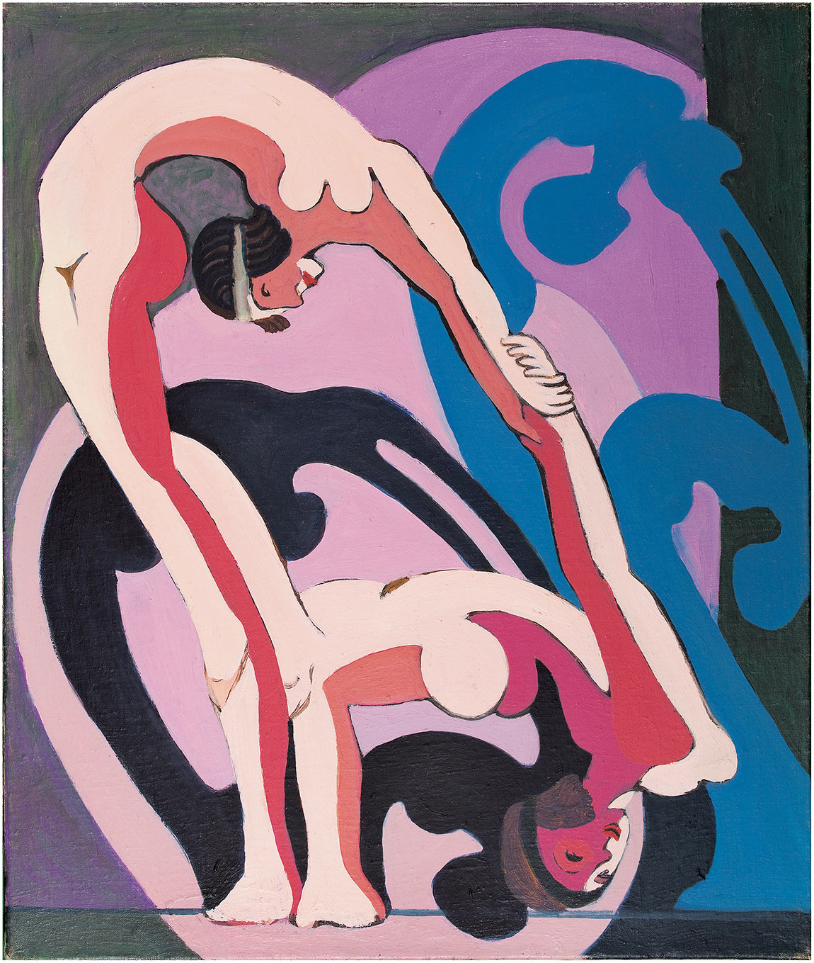 Ernst Ludwig Kirchner, Akrobatenpaar – Plastik, 1932–1933, Kirchner Museum Davos, Schenkung Nachlass Ernst Ludwig Kirchner 1990. Foto: Jakob Jägli