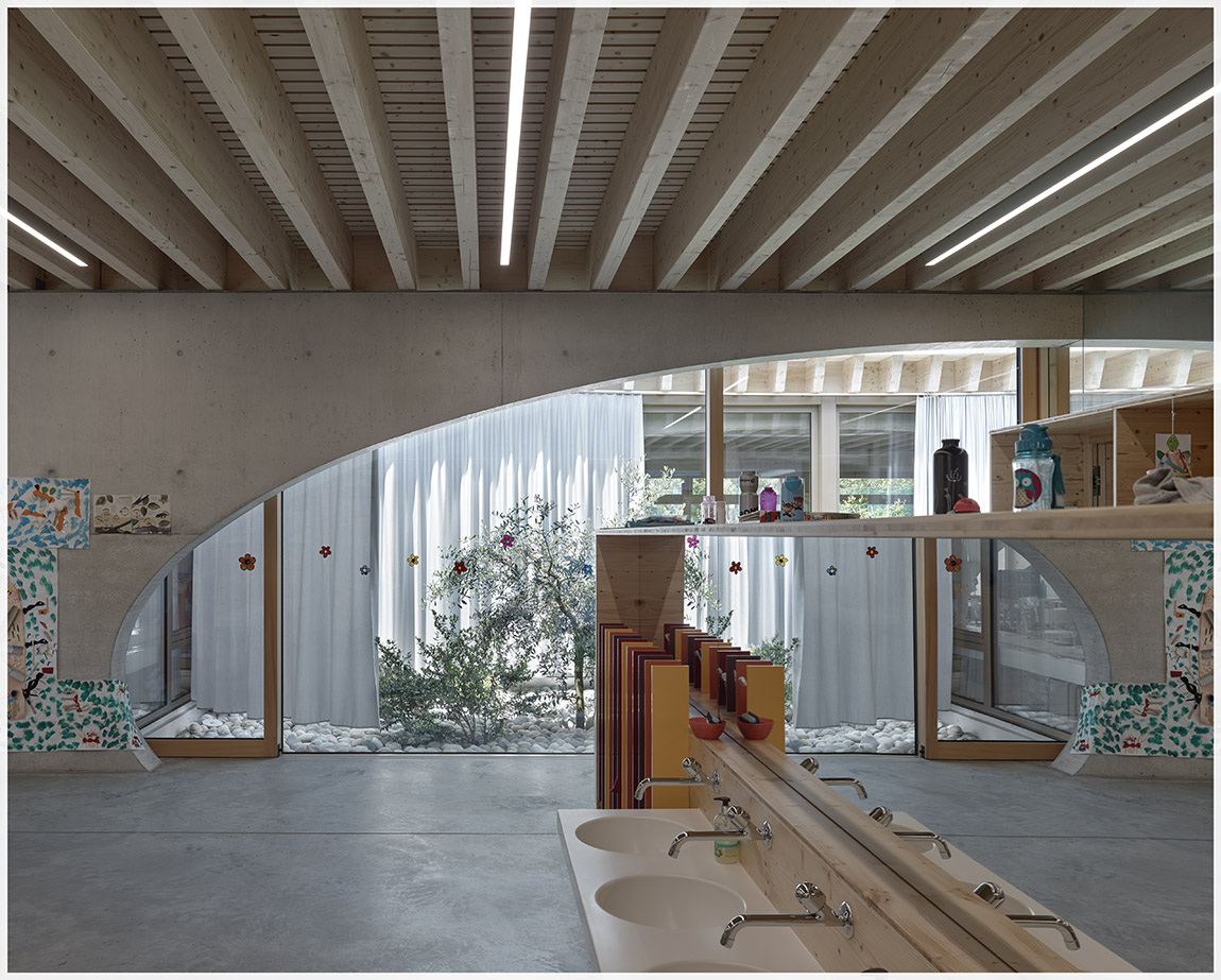 Morbio Inferiore Kindergarden. | Jachen Könz: Architecture as continuity of past and present: new life for historic buildings and in new quarters