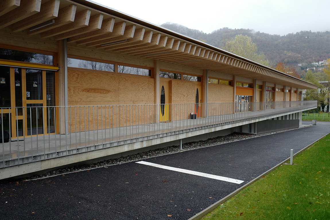 Morbio Inferiore Kindergarden. | Jachen Könz: Architecture as continuity of past and present: new life for historic buildings and in new quarters