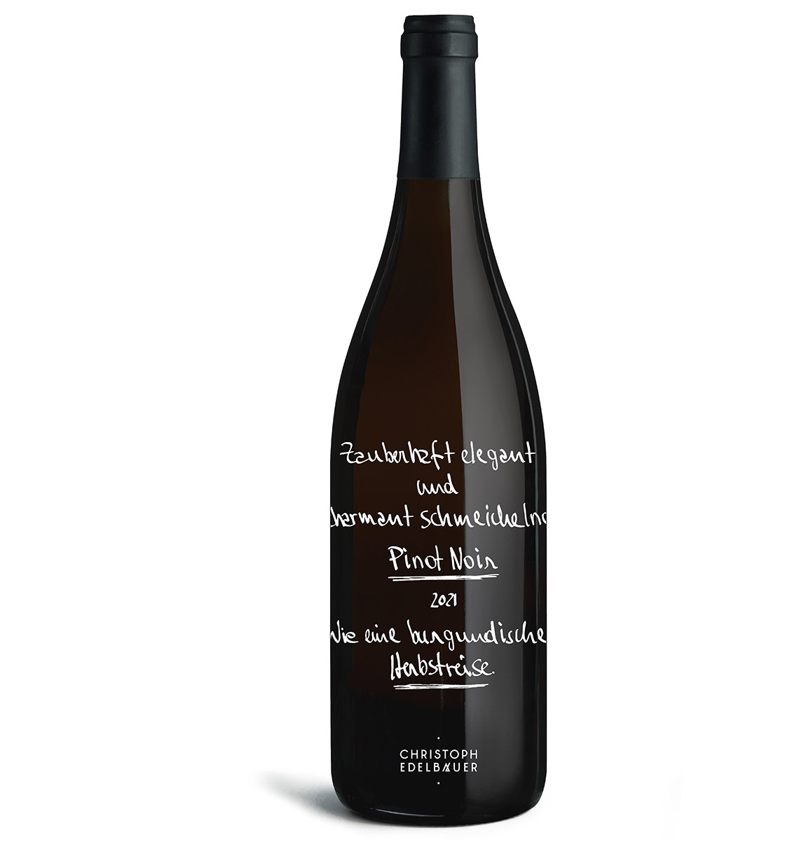 Pinot Noir 2021, best Pinot Noir in Lower Austria. Photo: Chris Rogl | Weingut Christoph Edelbauer: A Pinot Noir that breathes the Austrian Kamptal