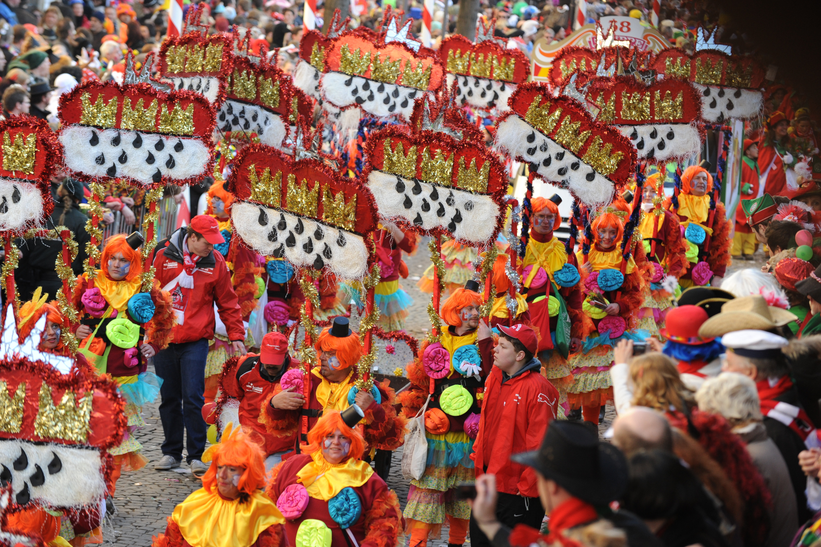 
A carnival parade in Cologne. Photo: J. Rieger, Cologne, Festkomitee Kölner Karneval