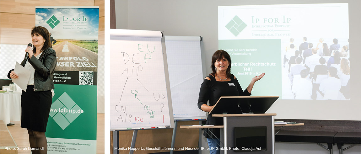 IP for IP GmbH: TRAINING IN INTELLECTUAL PROPERTY LAW FOR PROFESSIONALS AND NEWCOMERS