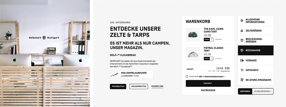 Halbstark GmbH: THE PERFECT SYMBIOSIS OF USER EXPERIENCE AND GREAT WEB DESIGN