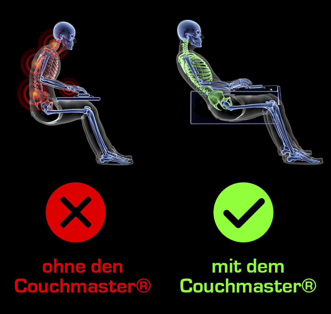 COUCHMASTER® – ERGONOMIC WORK AND GAMING
