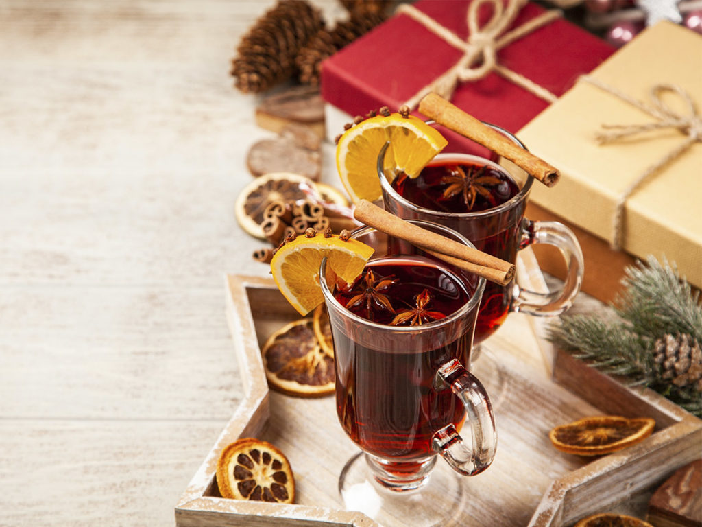 Get your glow on with a cup of warming Glühwein