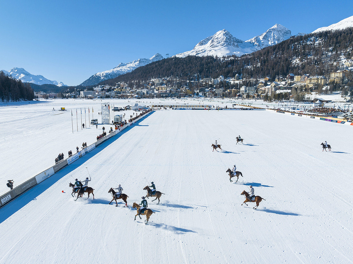 Snow Polo World Cup St. Moritz 2024: A glamorous winter event on frozen lake St. Moritz