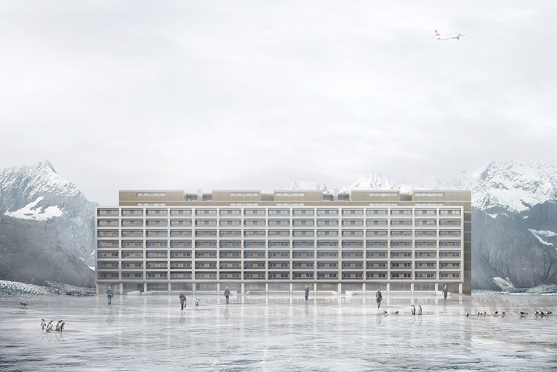 Moïse-Duboule, 49-61 – Geneva – renovation project of a 98 housing unit (2019-ongoing). © Filippo Bolognese