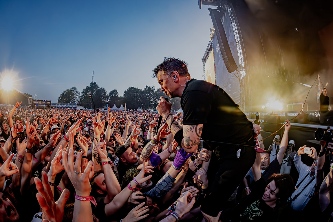 Rise Against at Hurricane Festival 2025. Photo: FKP Scorpio/Alexander Schliephake