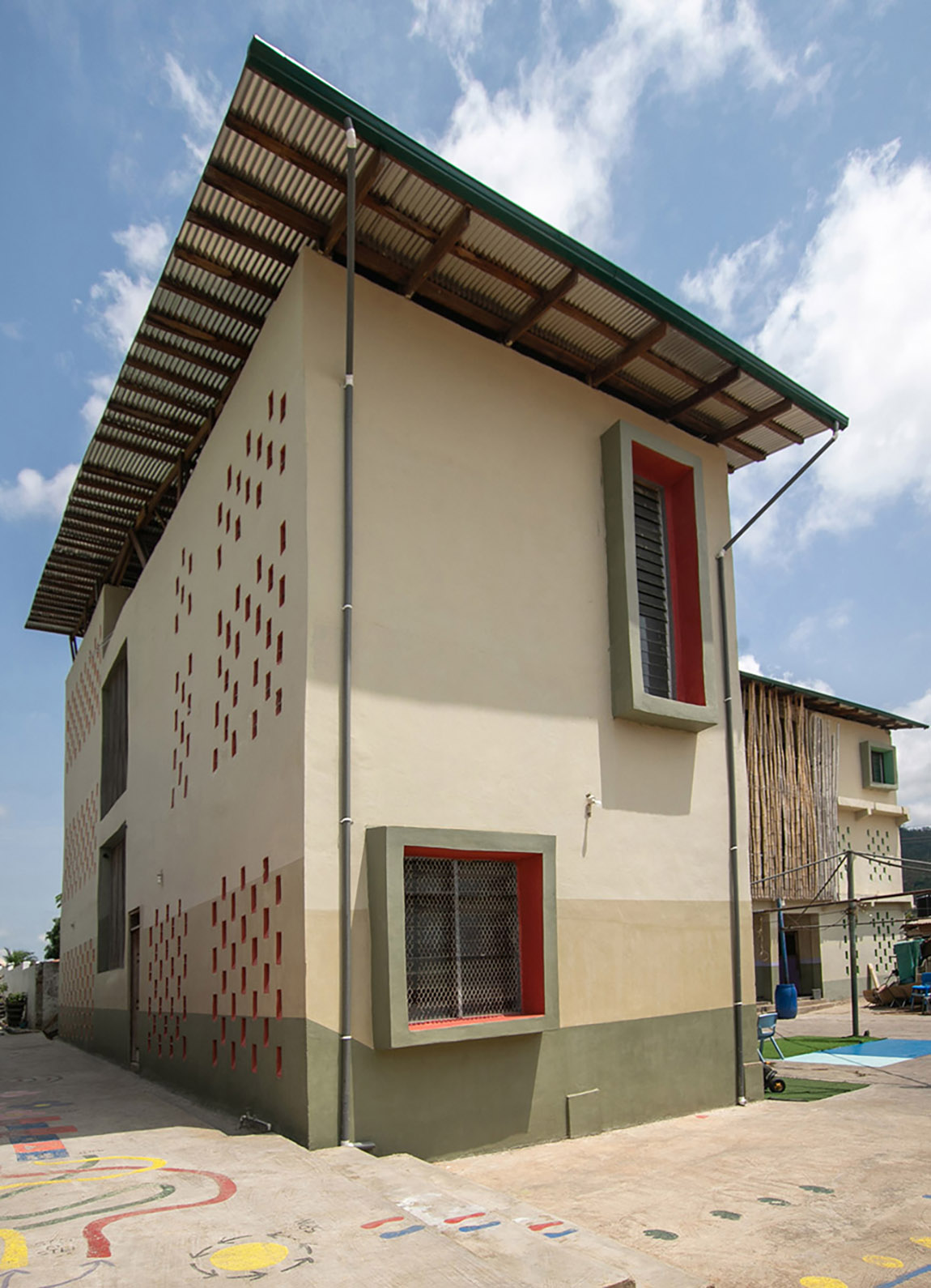 Schulhaus, Koforidua, GH.