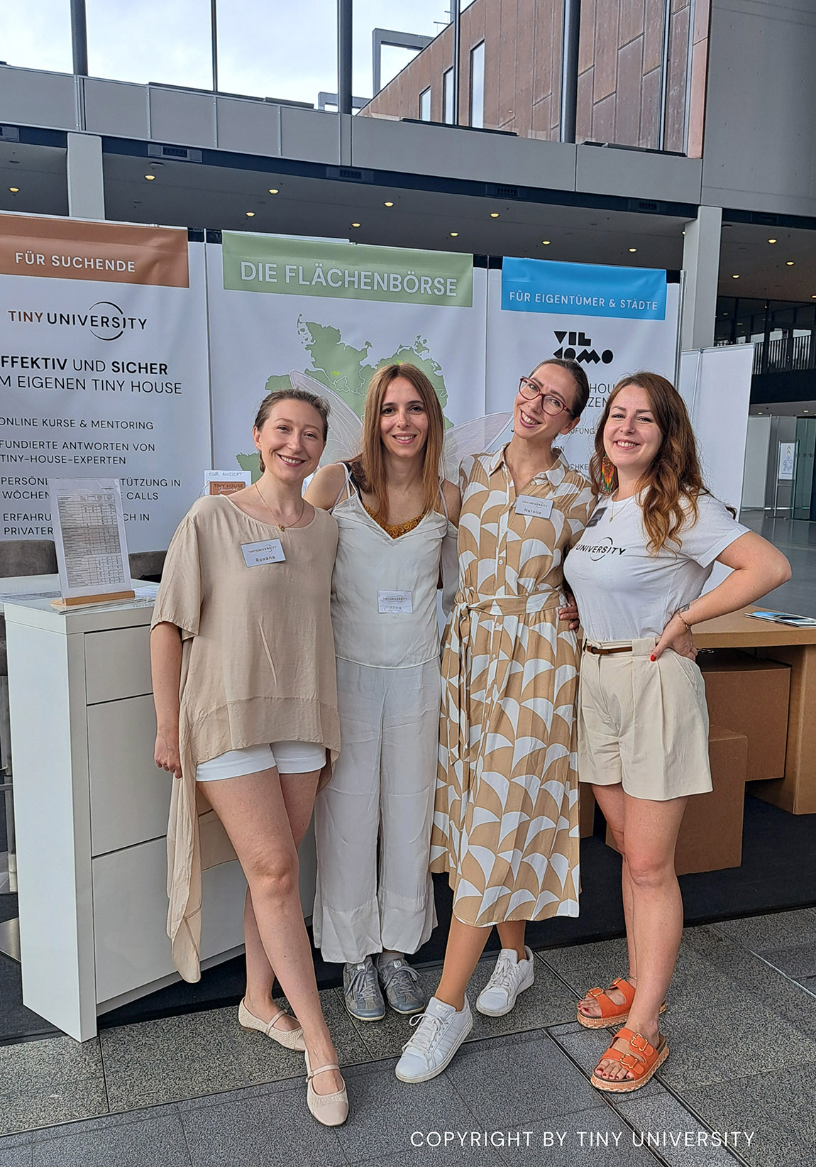 The team behind Tiny University at NEW HOUSING 2025 in Karlsruhe, Germany. Photo: Tiny University