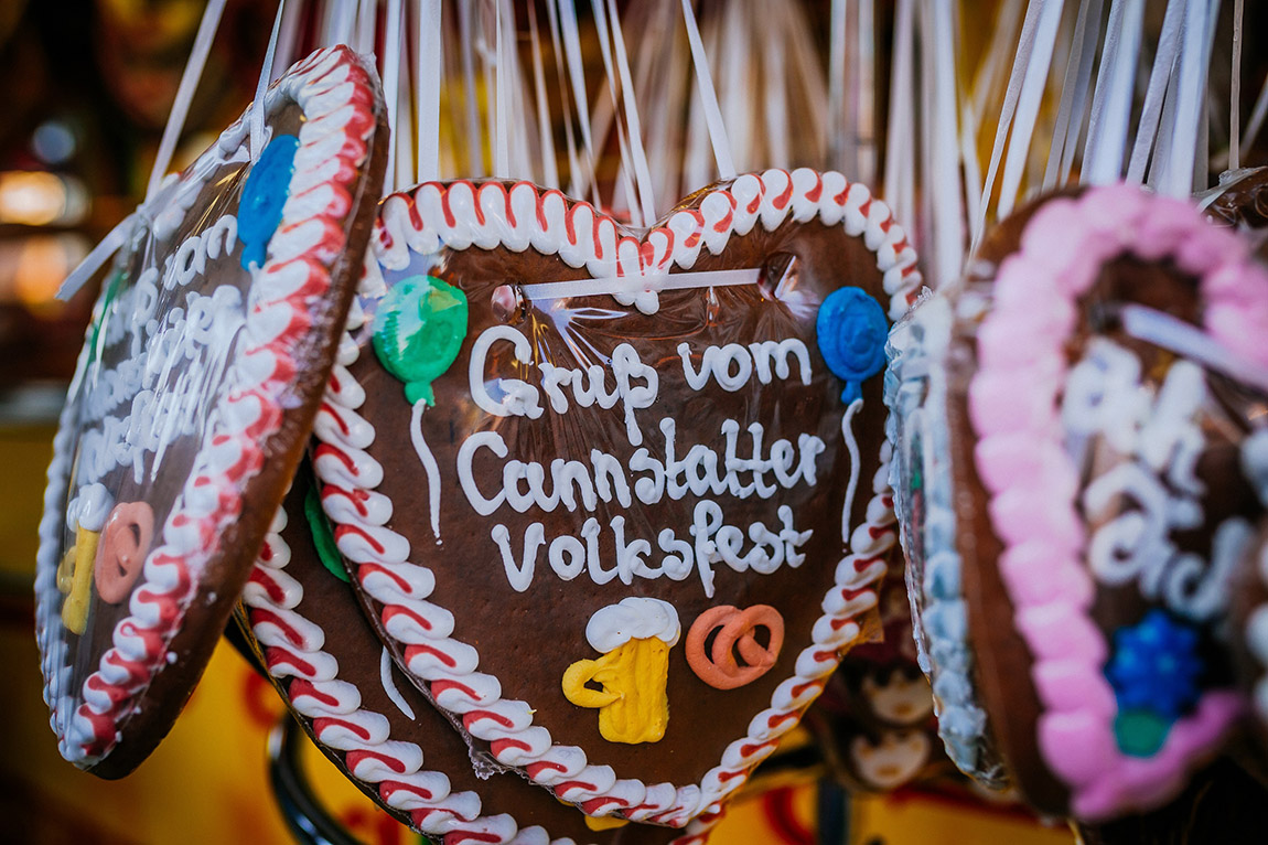 Cannstatter Volksfest Lebkuchenherz 2015. Photo: Thomas Niedermueller | Culture Calendar: September 2025
