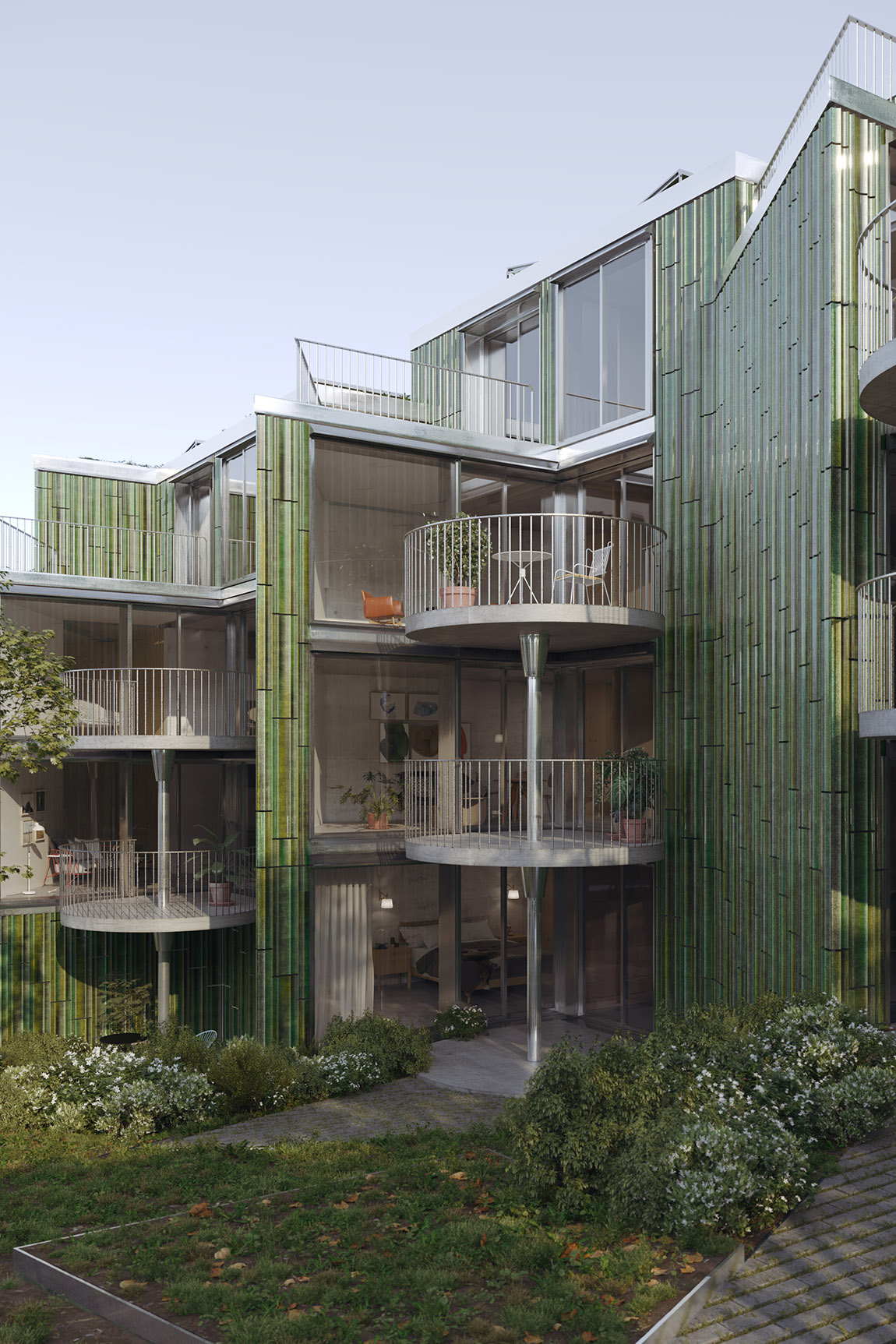 Winkelstrasse Apartments. Photo: ArtefactoryLab | Hosoya Schaefer Architects