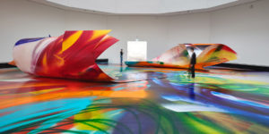 KATHARINA GROSSE – <em>THE SPRAYED DEAR</em> art exhibition at Kunstgebäude Stuttgart