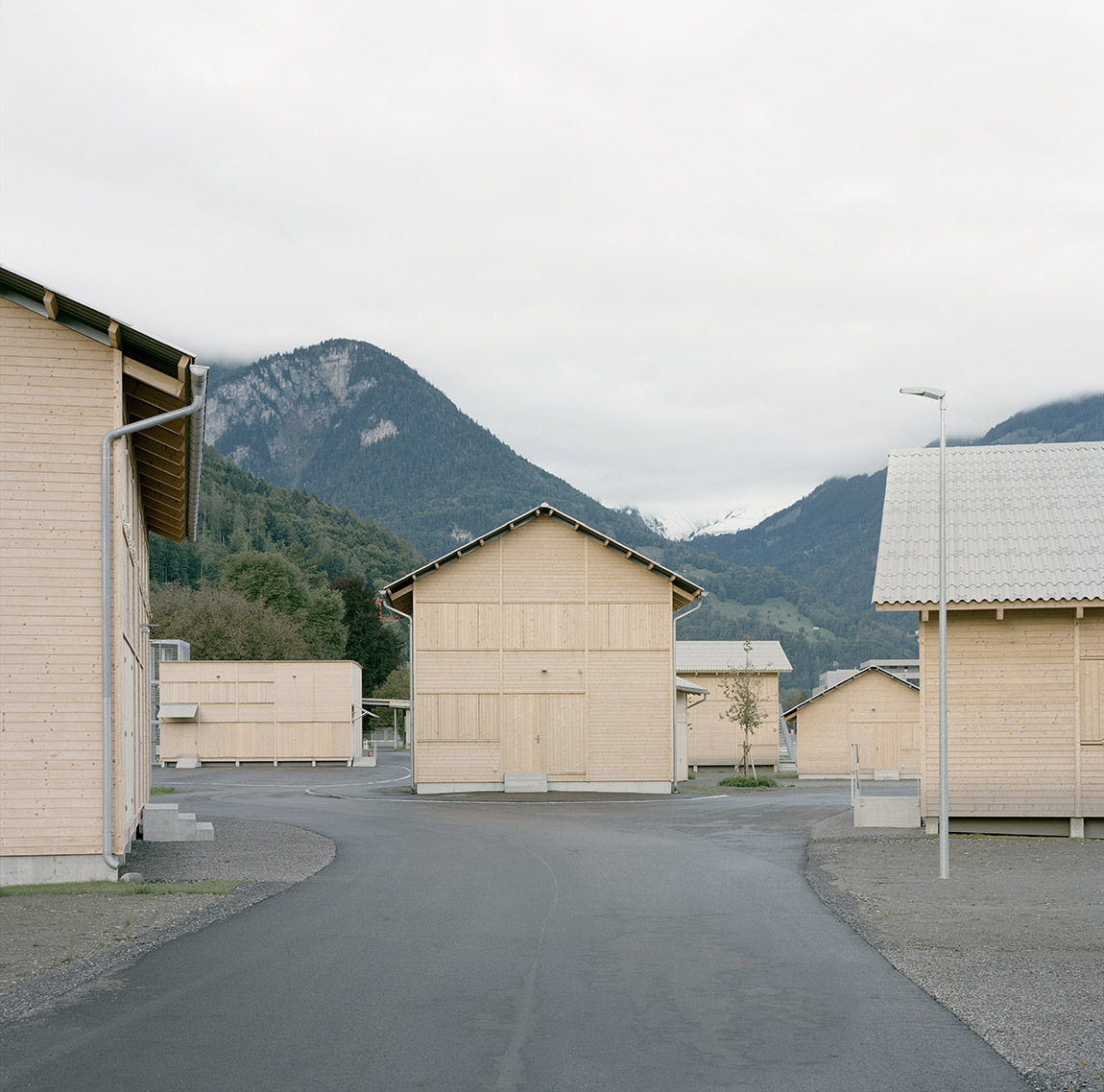 Tactical training village BAZG, Matten b. Interlaken 2024. Photo: Rasmus Norlander | HOLZHAUSEN ZWEIFEL ARCHITEKTEN - A new life for old buildings: architecture with sensitivity for grown structures