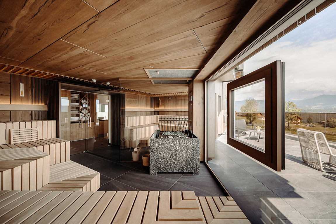 Sauna Weitblick. | Hotel Waldfrieden- Zufrieden Urlauben