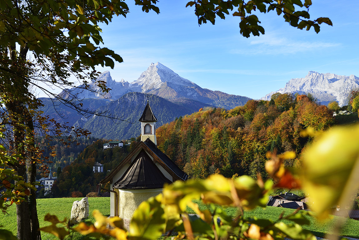  From Berchtesgaden, the Watzmann looks like the gaping mouth of a great white shark.