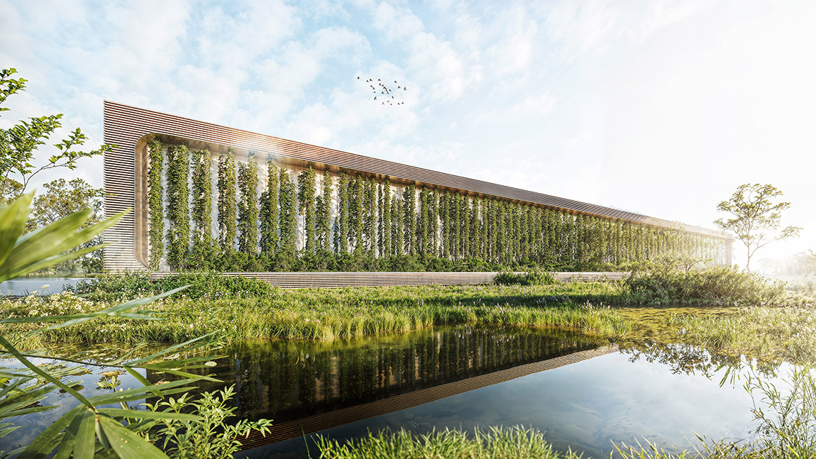 Frame the Green – Green facade on commercial properties. | StructureLab Architekten – Building Visions, Shaping the future