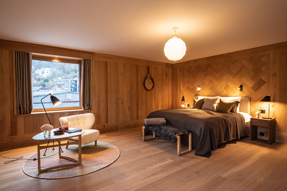 Hotelzimmer. Foto: Roland Lichtensteiger | Gasthaus Traube: Discover Werdenberg… and linger at the Traube
