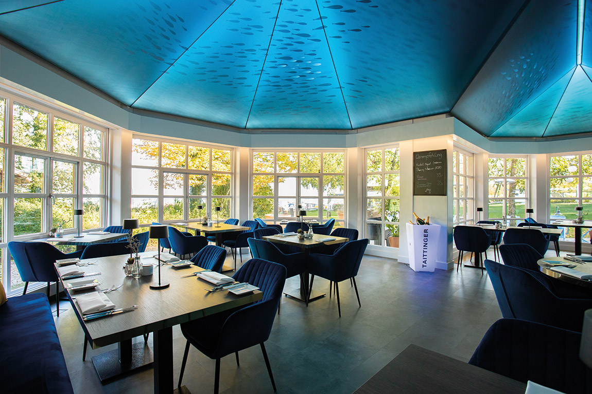 Restaurant Blu. | Yacht Hotel Chiemsee – relaxation and inspiration
