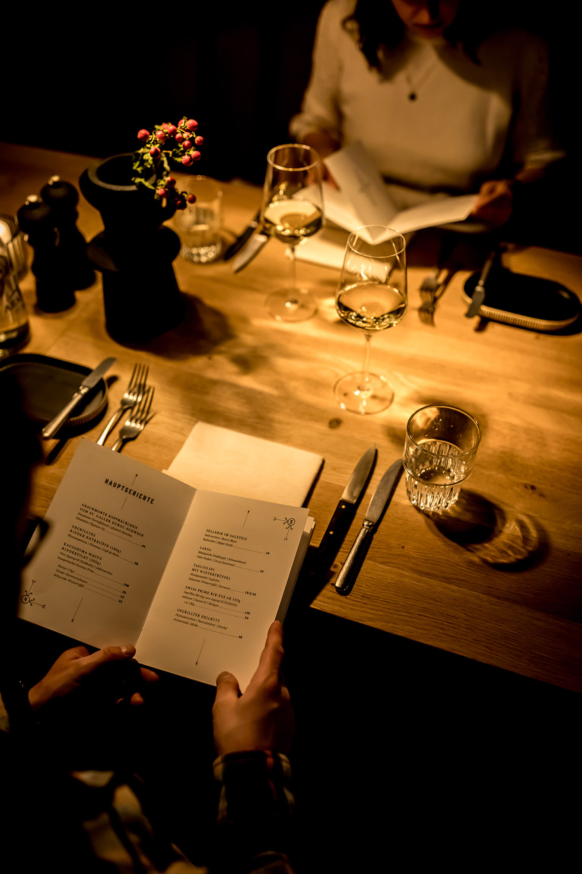 Esszimmer dining room. | Kursaal Arosa – perfect days for Bon Vivants