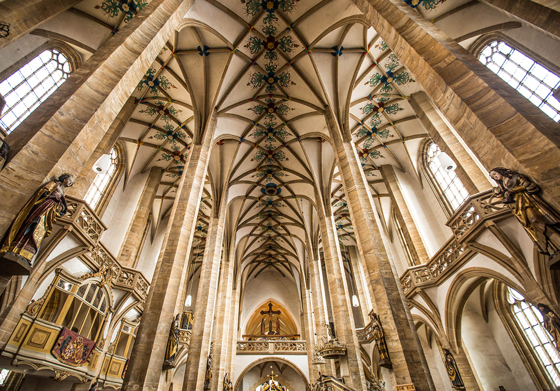 Dom St. Marien Cathedral of Freiberg, Erzgebirge. Foto: Tourismusverband Erzgebirge e.V / Greg Snell, snellmedia | Light, art and world heritage – the Ore Mountains continue to shine