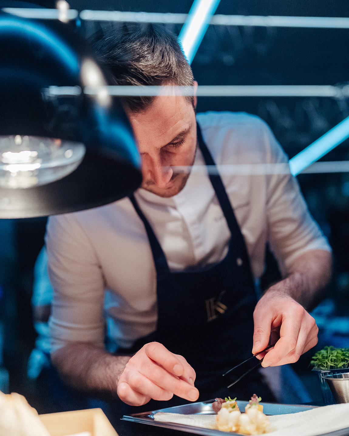 Head chef Kevin Leitner. | Star-studded moments at Kaisersaal