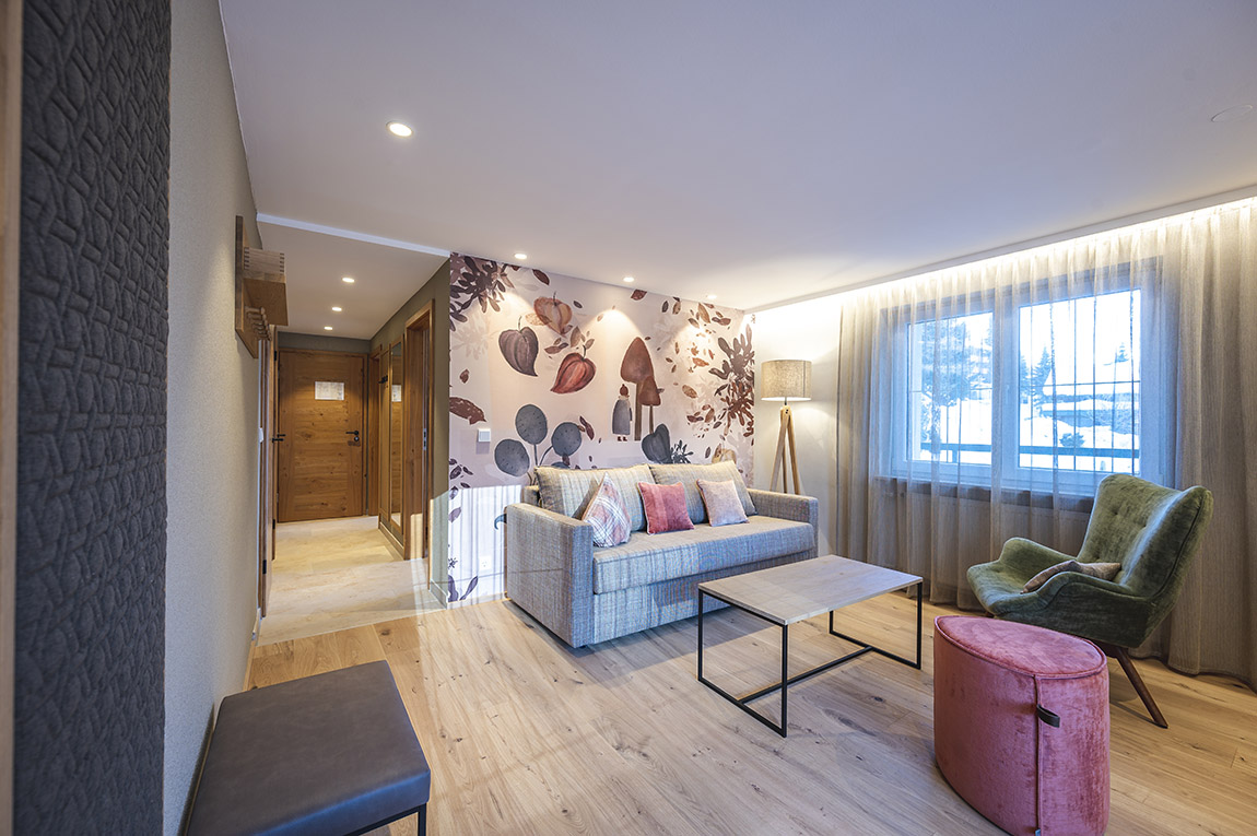 Die Deluxe Familiensuite. | Der Kleinwalsertaler Rosenhof – Ein Ort zum Heimkommen und Wohlfühlen