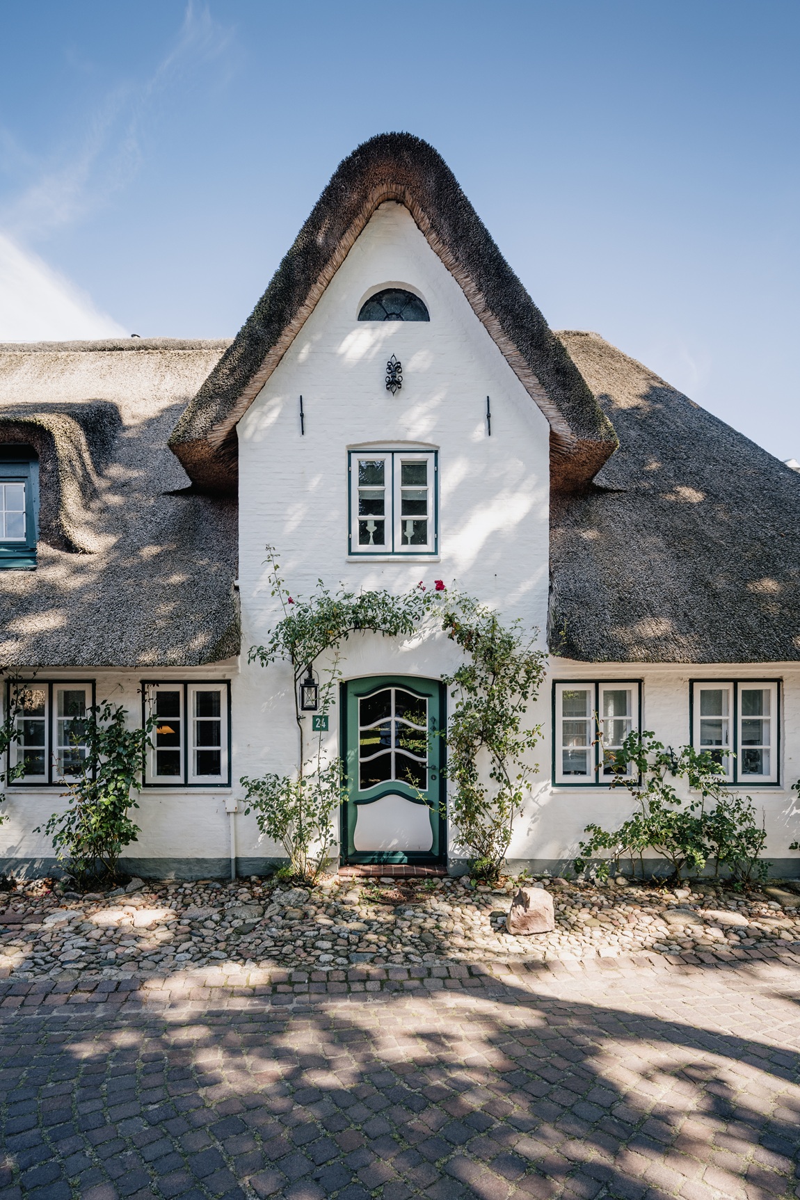 A traditional house in Nieblum on Föhr. 