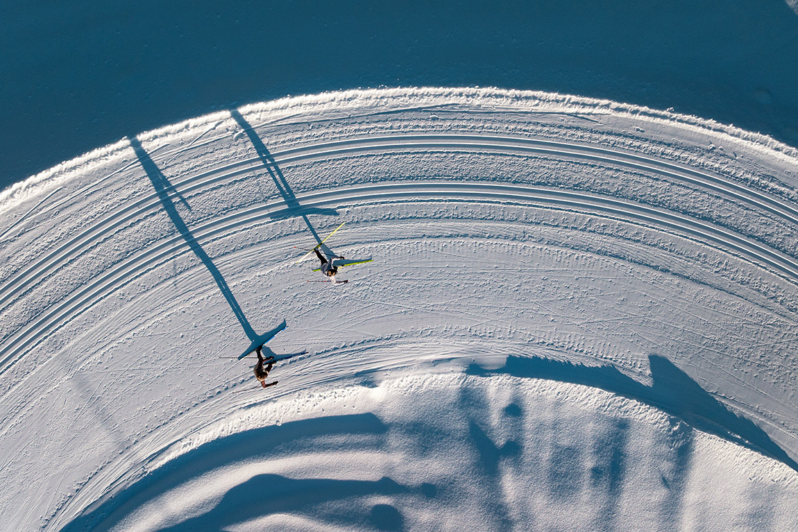 Cross-country skiing in Lenzerheide. Photo: Filip Zuan | Lenzerheide – Skiing holiday in the world of wonders