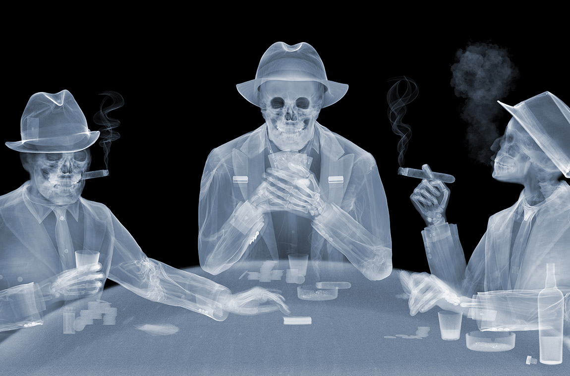 Nick Veasey, Poker, 2020. Photo: Nick Veasey | World Heritage Site Völklinger Hütte – an icon of industrial culture