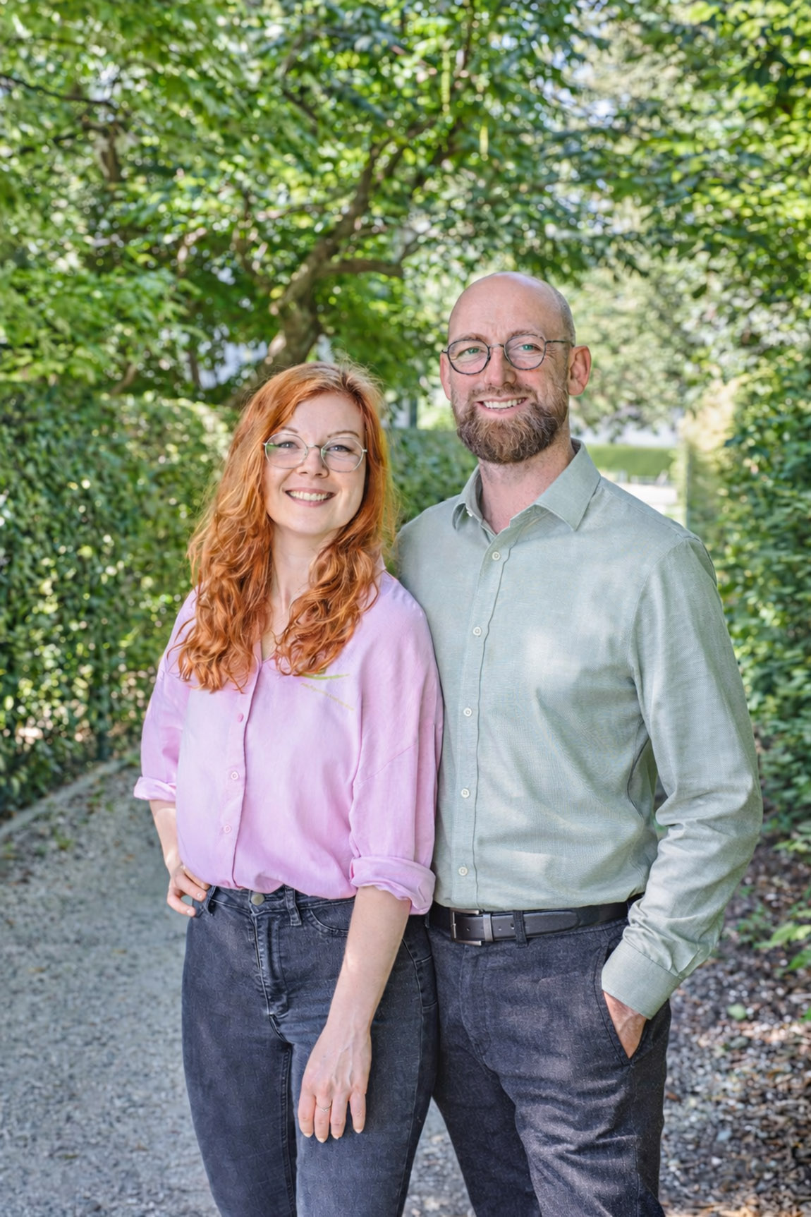 Frederike Bettin und Michael Harnisch. | Ein Besuch bei der Regulativen Heilkunde