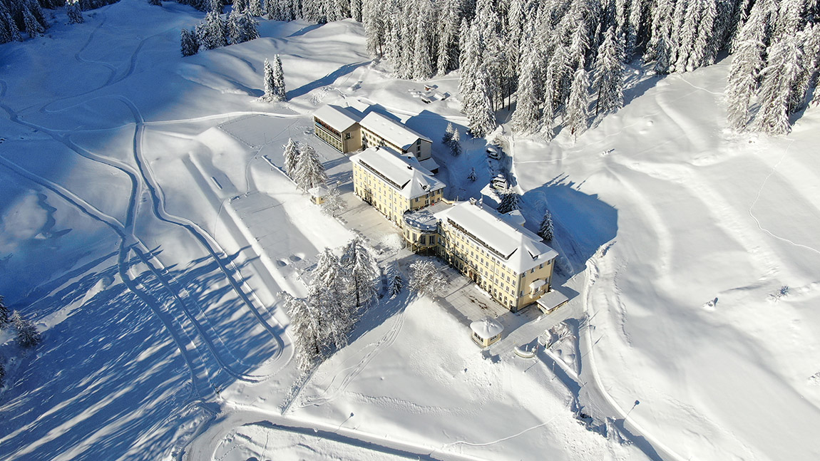 A campus designed for clarity and focus. Photo: Hochalpines Institut Ftan | A day in the life at Hochalpines Institut Ftan (HIF)