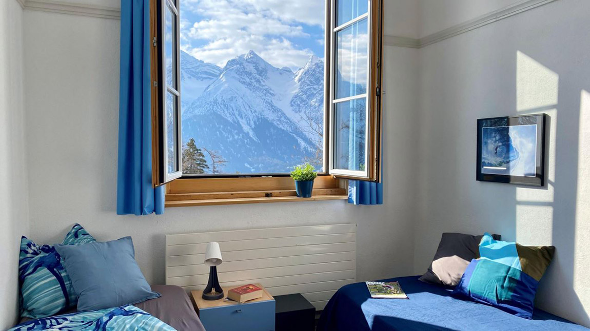 A personal space for rest and reset.
Photo: Hochalpines Institut Ftan | A day in the life at Hochalpines Institut Ftan (HIF)