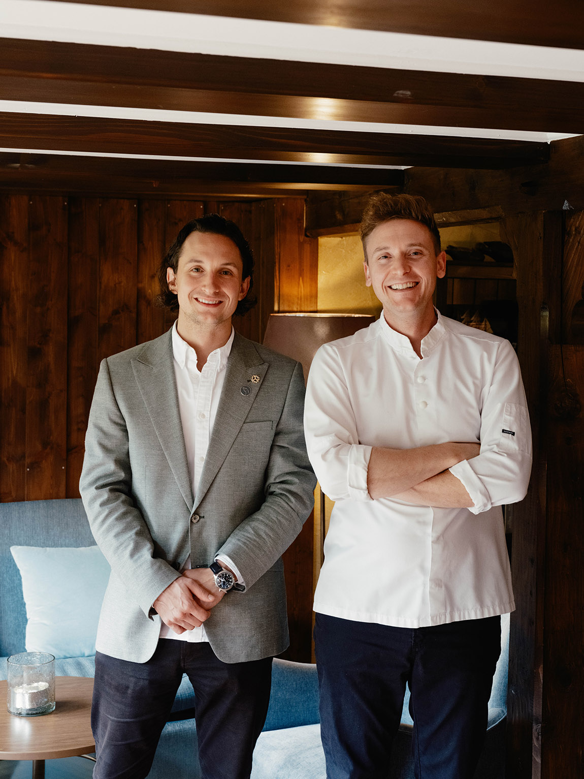 Marius Tröndle und Fabian Oberfell. | Mühle Schluchsee: Nature, history and fine dining in perfect harmony