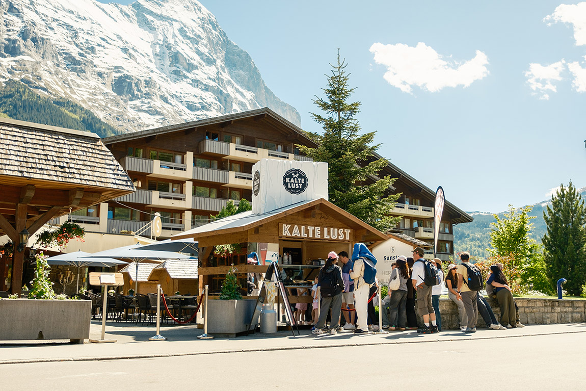 Gelateria Chalet Grindelwald. | KALTE LUST — The taste of indulgence