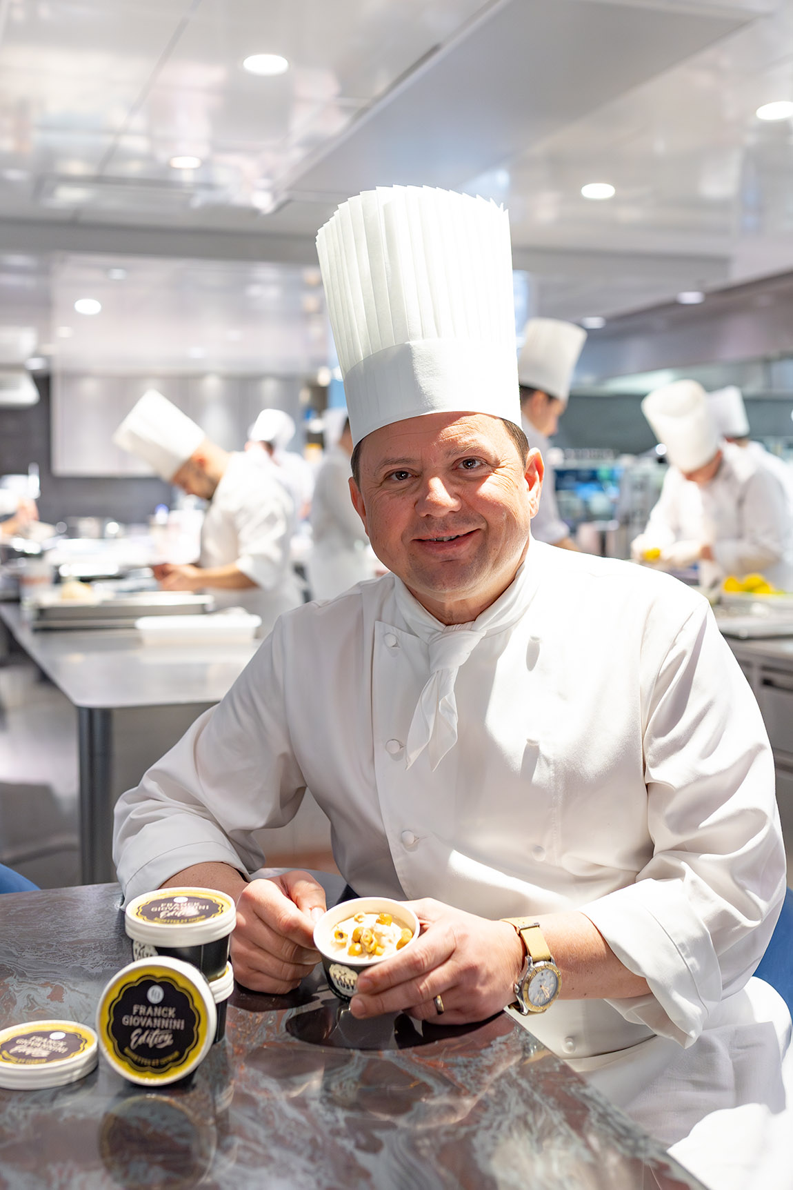 Chef Franck Giovannini. | KALTE LUST — The taste of indulgence