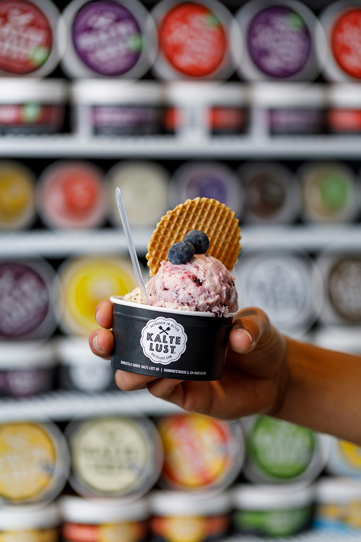 Yoghurt blueberry. | KALTE LUST — The taste of indulgence