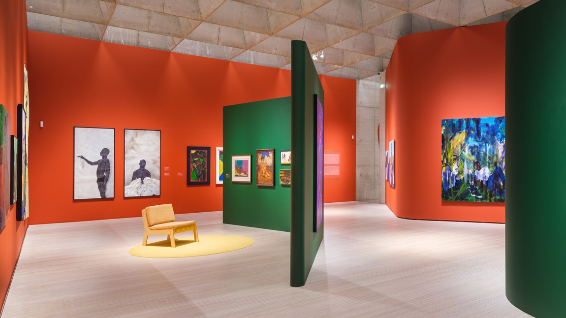 Ausstellungsansicht, When We See Us, Liljevalchs 10 Oktober 2025 – 11 August 2026. Foto: Jean-Baptiste Béranger. When We See Us – A Century of Black Figuration in Painting wird von Zeitz MOCAA organisiert und konzipiert. | Liljevalchs: Bringing Swedish contemporary art to life