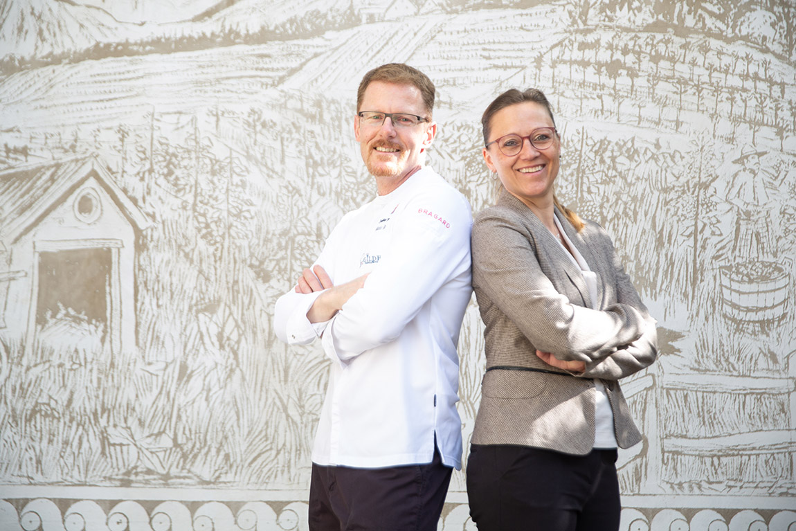 Jacqueline und Marco Rudolph, Gastgeber. | Zunfthaus zur Rebleuten: A traditional hotel and restaurant full of culinary delights