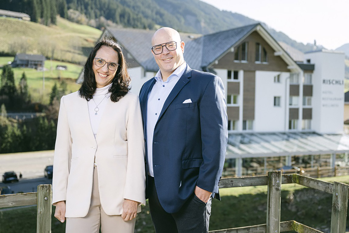 Andrea und Thomas Mattern. | Hotel Rischli – arrive, unwind and enjoy