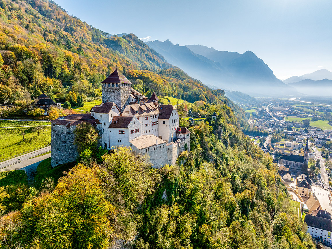 Schloss Vaduz. Foto: © Liechtenstein Marketing, Julian Konrad | Lake Constance: Four countries, one lake, endless possibilities