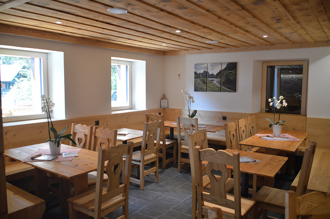 The restaurant. | Refuge du Grammont: A hidden gem in Switzerland’s Prealps
