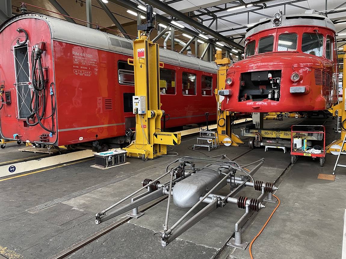 The “Churchill” gets updated. Photo: SBB Charter | Magnificent train experiences: Celebrate and travel on exclusive railway lines