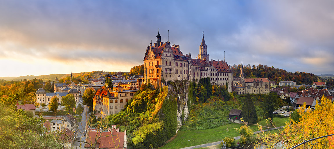 Hohenzollern Castle in Sigmaringen. Photo: DZT, Francesco Carovillano | Schloss Sigmaringen im Herbst; Bildnachweis: DZT / Francesco Carovillano