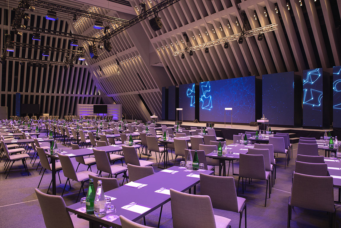 Conference at the Circle Convention Hall. Photo: The Circle Convention Center Zurich Airport | An all-in-one approach: Hyatt’s integrated event concept at The Circle