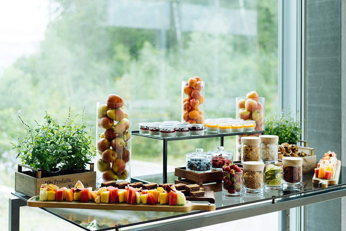 Gesunde Kaffeepause. Foto: The Circle Convention Center Zurich Airport | An all-in-one approach: Hyatt’s integrated event concept at The Circle