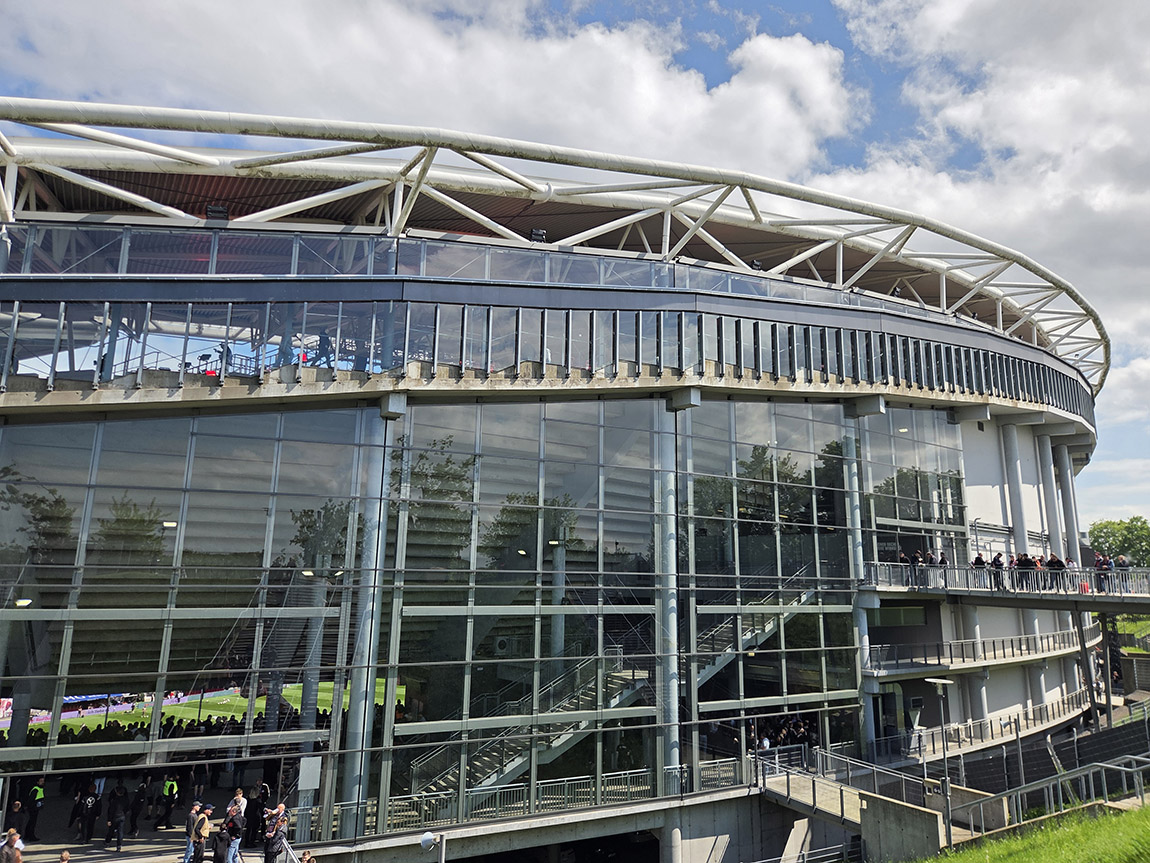 Outside Leipzig Arena | From amateur football to the Bundesliga