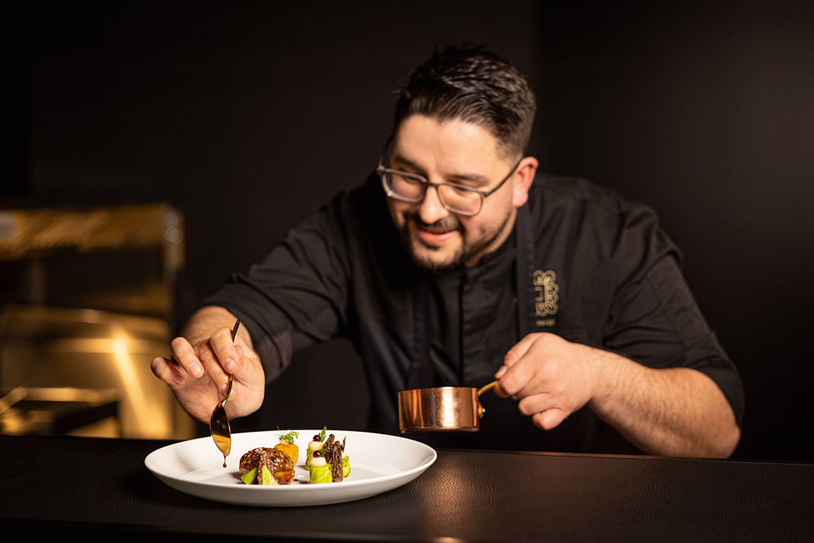 Chef de Cuisine Silio Del Fabro. | The ESPLANADE: Minimalist elegance, maximum comfort and creative cuisine