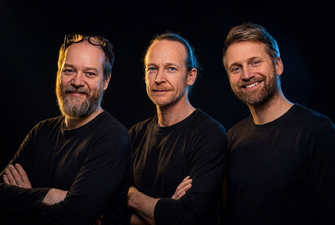 Aixsponza’s founders Christian Tyroller, Achim Tietz and Tobias Müller. | Aixsponza: 20 years of creative motion
